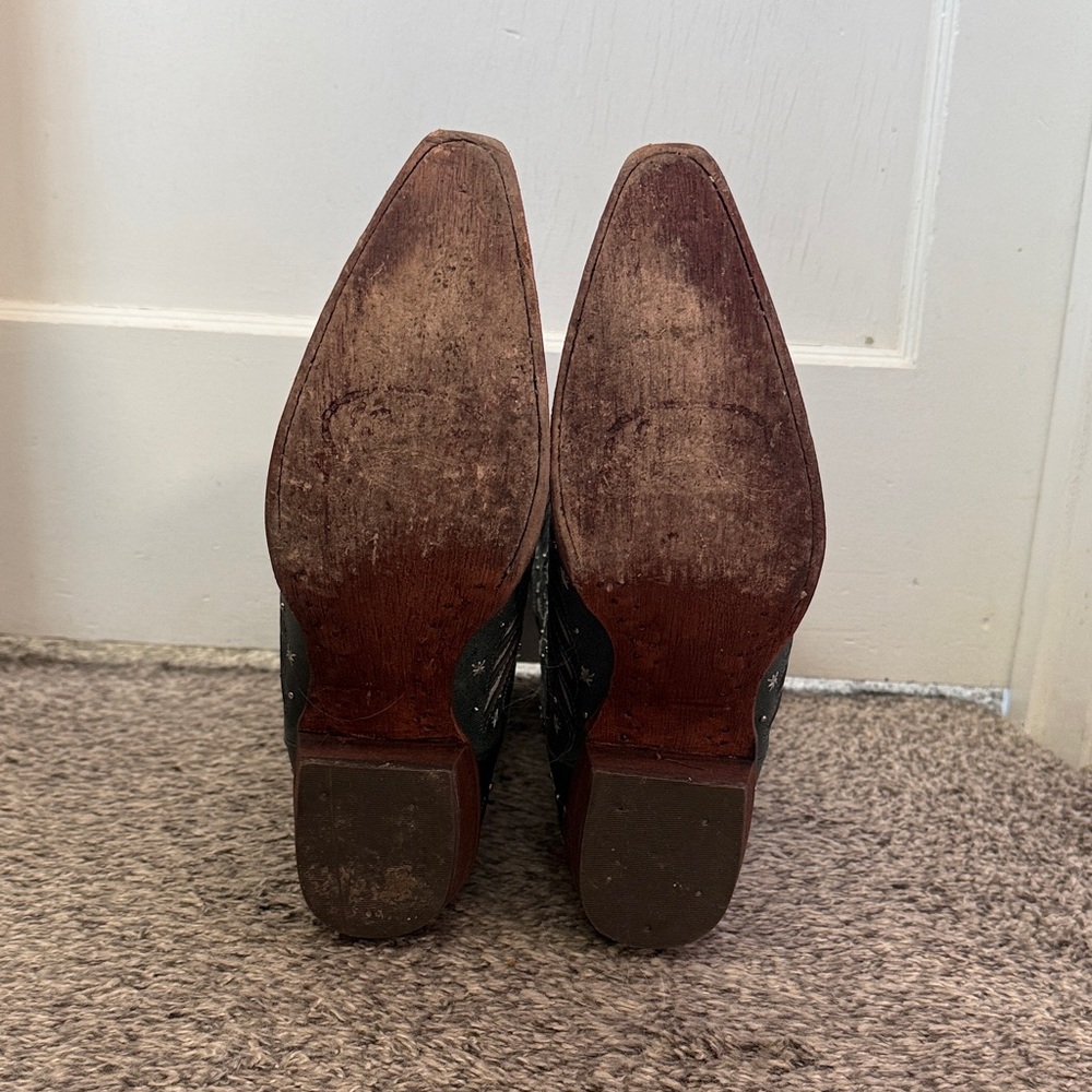 J.B. Dillon Leather Cowboy Boots - Picture 3 of 8